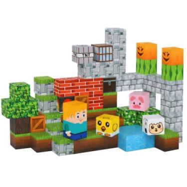Imagem de Cubo Magnético Montar Blocos Educativos Infantil 3D - Amana Store