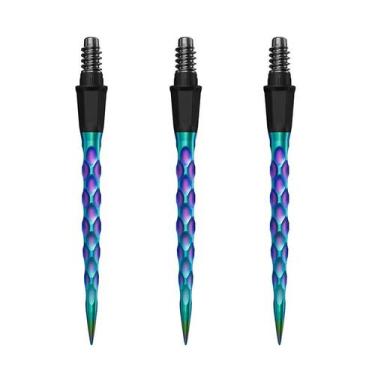Imagem de Ponteiras de Dardo CUESOUL de Aço 37mm com Grip Colorido