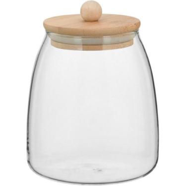 Imagem de Pote Table Home&Co 15x11x11cm Borossilicato Transparente 900ml para Co