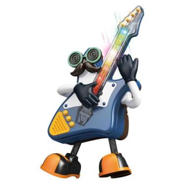 Imagem de Brinquedo Dancing Bateria e Guitarra Som e Luz - DM Toys, Dancing Guit