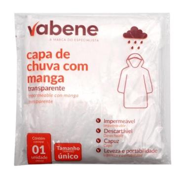 Imagem de Capa de Chuva C/ Manga Transparente Vabene