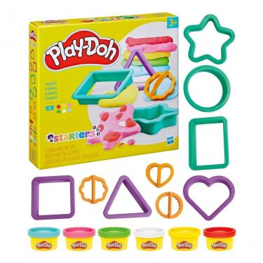 Imagem de Conjunto de Massinha de Modelar Infantil Play Doh Formas com Acessorios Variados para Criatividade com Acessórios
