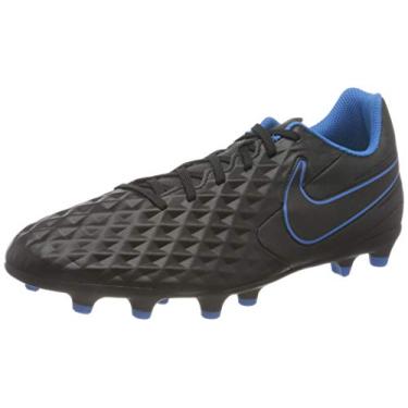 Imagem de NIKE Tênis de futebol unissex Legend 8 Club FG/MG, preto, preto, azul, cibernético, 34 masculino