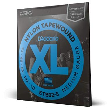 Imagem de Encordoamento Para Baixo 5 Cordas Escala Longa .050-.135 D'Addario XL TapewoundETB92-5