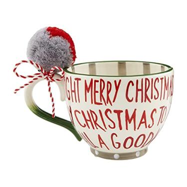 Imagem de Mud Pie, Caneca de Natal pintada verde, 473 ml