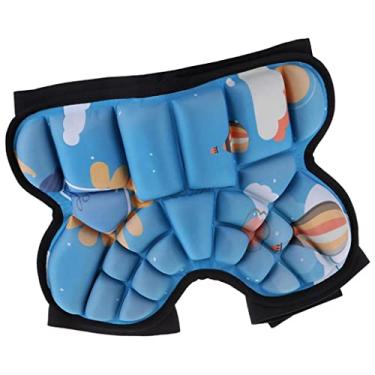 Imagem de Calções de Proteção Acolchoados 3D, Calças Curtas com para Crianças, de Proteção para Serviço, Resistência a Quedas para E, Azul