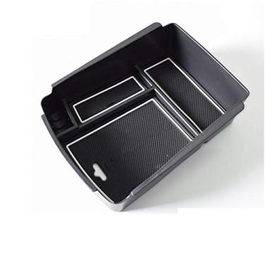 Imagem de DYBANP Caixa de armazenamento de console central de carro, para Kia Sorento 2015-2018, caixa de armazenamento de apoio de braço para carro caixa de armazenamento de console central de carro