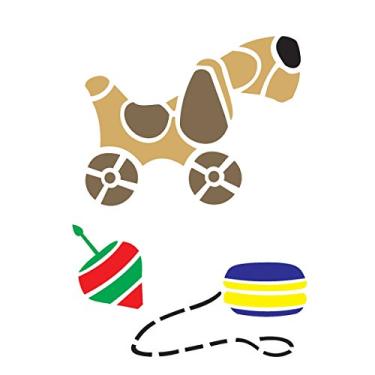 Imagem de Stencil de Acetato para Pintura OPA 15X20 2250 Infantil Brinquedos