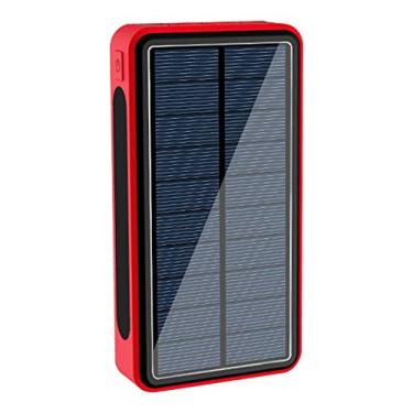 Imagem de Banco de energia do carregador solar | Carregador de telefone solar leve com painel solar,Bateria Externa Carregador de Celular Durável para Tablet Telefone Xuany