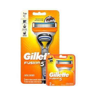 Imagem de Kit Aparelho De Barbear Gillette Fusion 5 + Carga Gillette Fusion 5 Co