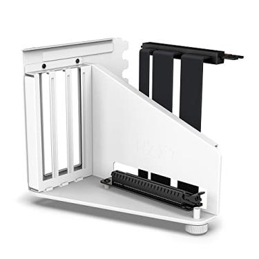 Imagem de Nzxt Kit de montagem GPU vertical - AB-RH175-W1-175 mm PCIe 4,0x16 cabo riser - suporte GPU - suporte de aço resistente - branco