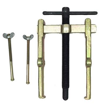 Imagem de Removedor de rolamento de duas mandíbulas XMHF ajustável, ferramenta de puxador de engrenagem de aço de carbono, tipo reto, 155 mm/6,1 pol.