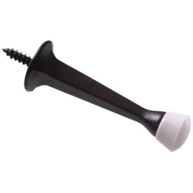 Imagem de Hardware Essentials by Hillman 852665 Parada de porta rígida quadrada bronze friccionado a óleo