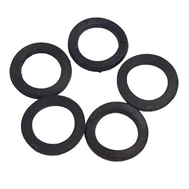 Imagem de UGPLM Arruelas de borracha para treino e halterofilismo, 5 peças para clipes de barra