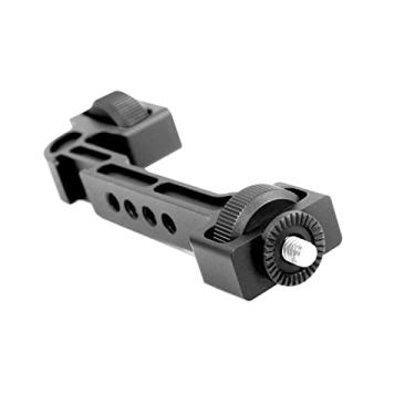 Imagem de Qudai Estabilizador de cardan Suporte de extensão rotativo Suporte com parafuso de 1/4 de polegada Suporte de sapata fria para monitor de montagem Microfone Luz LED Compatível com Ronin S/SC BD