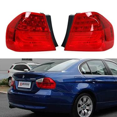 Imagem de JESYMBX Lâmpada traseira traseira do lado esquerdo do motorista Lâmpada LED Lâmpada traseira Lâmpada de parada para BMW Série 3 E90 2008 2009 2010 2011 63217289426 Vermelho