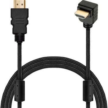 Imagem de Cabo Hdmi 90 Graus 5 Metros 5m Full Hd Para Tv Notebook