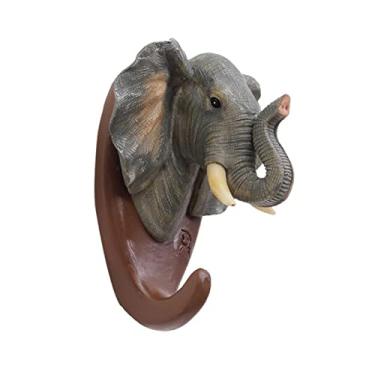 Imagem de KIZQYN Ganchos de casaco cabide montado na parede, cabide de casaco montado na parede, chapéu de rack montado na parede de design retrô bonés de beisebol, casacos, carteira, coleira de cachorro rack de parede (cor: l)