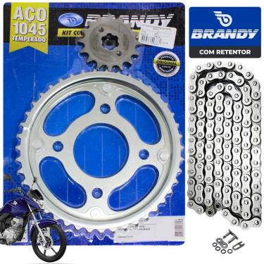 Imagem de Kit Relação Honda Cg-Job-Mix-Cargo 150 Com Retentor Brandy