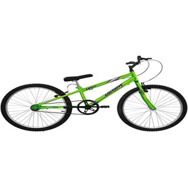 Imagem de Bicicleta de Passeio Ultra Bikes Esporte Chrome Line Rebaixada Aro 24 Reforçada Freio V-Brake Sem Marcha Verde Green