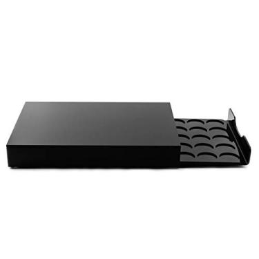 Imagem de Porta Cápsula Acrílico de Gaveta - Compatível com Cápsulas Nespresso® - Preto - 35 un.