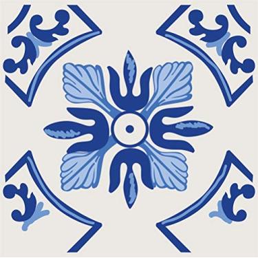 Imagem de Adesivo De Parede Azulejo Português Rolo 2mx45cm Mod337