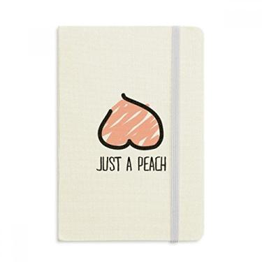Imagem de Caderno com desenho divertido da Just Peach com capa dura em tecido oficial