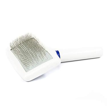 Imagem de THE PETS - Rasqueadeira Plástica Branca Luxo Soft M