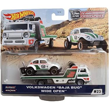 Imagem de Hot Wheels Volkswagen Team Transport Baja Bug Wide Open Series #23, 2020