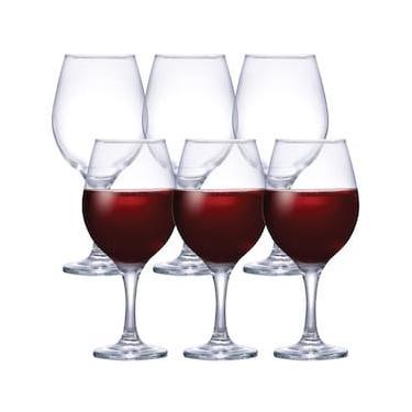 Imagem de Conjunto de Taças para Vinho Tinto Ruvolo One Bordeaux 600 ml – 6 Peças