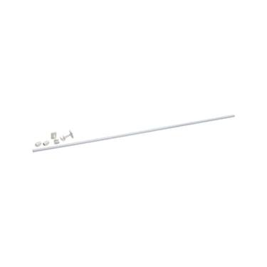 Imagem de Varão Simples para Cortinas Utimil Branco em Aço – 3 m