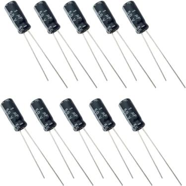 Imagem de Capacitor Eletrolítico 1uF 50V - Kit 10 Peças
