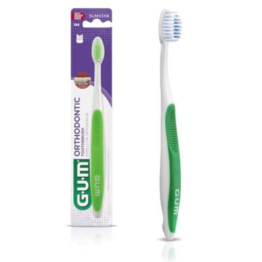 Imagem de Gum Escova Dental Ortodôntica Gum Cerdas Em V Para Facilitar A Limpeza Ao Redor Dos Brackets Sortidas