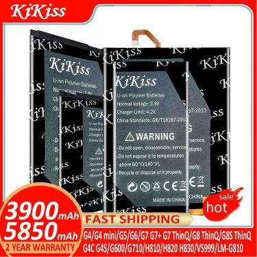Imagem de KiKiss-bateria para LG  G4  G4 Mini  G4mini  G5  G6  G7  G7  G8  G8S  ThinQ  G8S  ThinQ  H810  H820