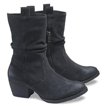 Imagem de Cat Footwear Bota unissex de cano médio incenso com zíper interno na panturrilha, Preto, 9