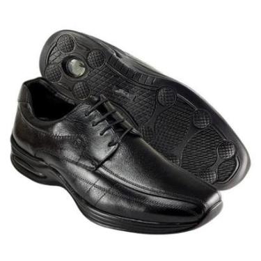 Imagem de Sapato Social Jota Pe Air Bag Gel 10904 Super Comfort Preto 37-Masculino