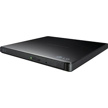 Imagem de LG GP65NB60 8X USB 2.0 Super Multi Ultra Slim Portable DVD Writer Drive +/-RW Unidade externa com suporte M-DISC - Preto
