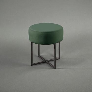 Imagem de Puff Banqueta 40cm X 45cm Otávio Luxo Verde