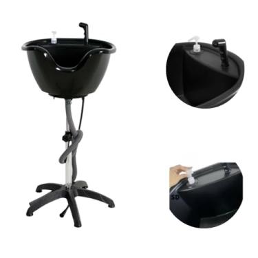 Imagem de HENVIFER, lavatório portátil para lavar cabelos santa clara