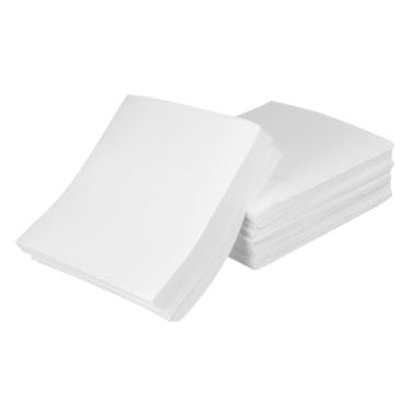 Imagem de 600 Pcs Seco Pó- Lenços Umedecidos Óculos Lentes Pano Limpador de Óculos Panos de Limpeza Descartáveis ​​Limpador de Unhas Fiapos Polpa de Madeira Papel de Limpeza Branco para Computador/800