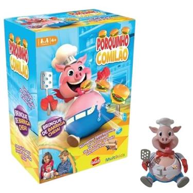 Imagem de RafaBox - Jogo Desafio Do Porquinho Comilão Explode Porcão - Brinquedo Educacional - 4+ Anos