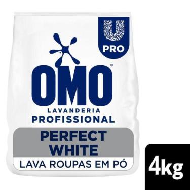 Imagem de Sabão Em Pó Omo Lavanderia Profissional Perfect White 4Kg