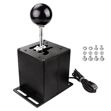 Imagem de RASTP PC USB Simulator Shifter, Compatible with Logitech G29 G27 G25 G920 Thrustmaster T300RS/GT Steering Wheel Sequential H Gear Shifter Compatible with ATS ETS Dust WRC Sim Racing Games 6+R