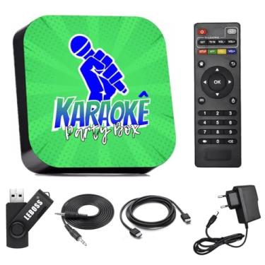 Imagem de Karaoke Party Box Verde Profissional Com Pontuação +de 2000 Músicas (Não precisa de internet) ORIGINAL