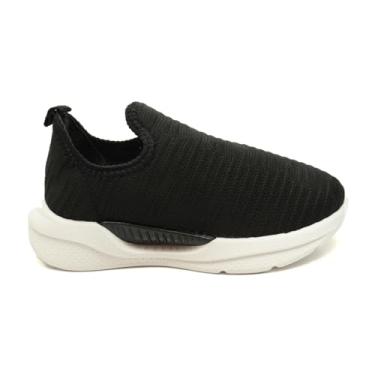 Imagem de Tênis Infantil Menino Molekinho Slip On Preto 31
