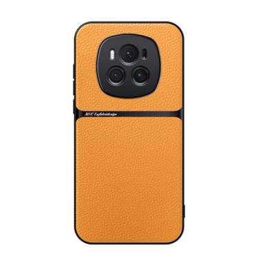 Imagem de Kepuch Capa para Honor Magic 6 - Litchi Grano Case Placa de Metal Embutida - Pornográfico