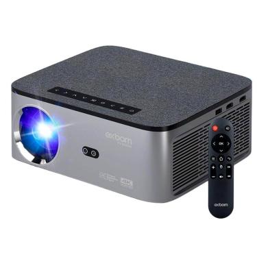 Imagem de Projetor Portátil Android 5G 4K Focagem a Laser Espelhamento Sem Fio Wi-Fi e Bluetooth Full HD 