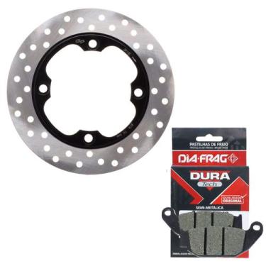 Imagem de Disco de Freio Traseiro Cb 250f Twister Abs + Pastilhas Diafrag - GP7 