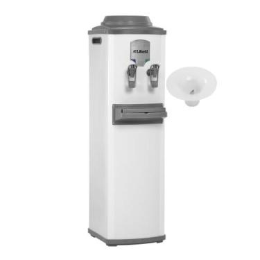 Imagem de Bebedouro Refrigerado Compressor com Furador Galão Coluna Branco Libel