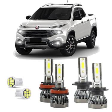 Imagem de Kit Mini Led Fiat Toro 2016/2022 22000LM 6500K Alto e Milha - Y3